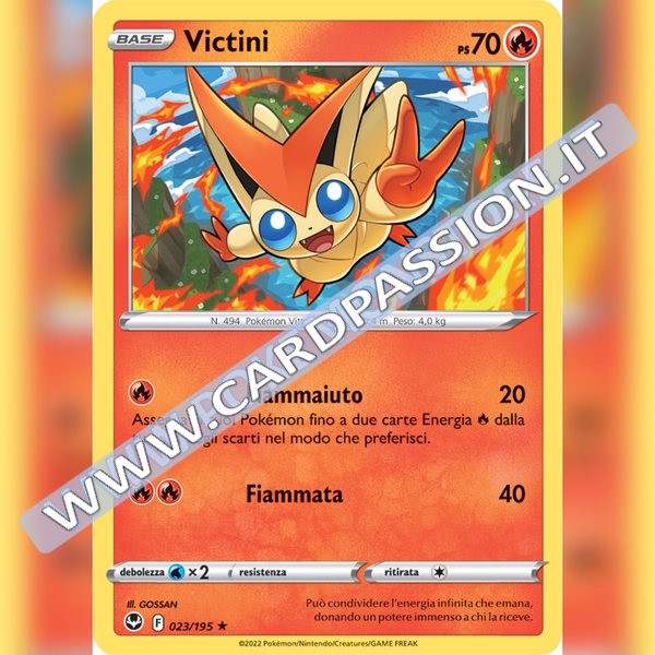 023/195 Victini | Tempesta Argentata