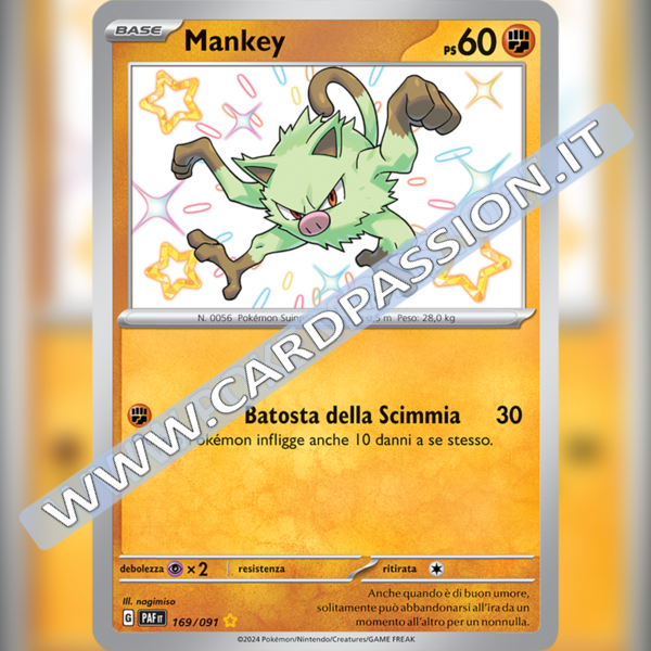 169/091 Mankey Shiny | Destino di Paldea