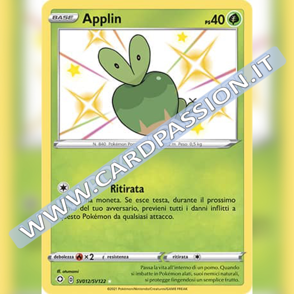 SV012/SV122 Applin Baby Shiny | Destino Splendente - Card Passion