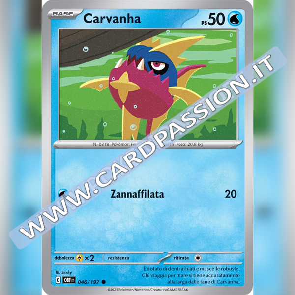 046/197 Carvahna | Ossidiana Infuocata