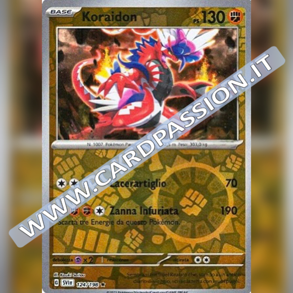 124/198 Koraidon Reverse | Scarlatto e Violetto