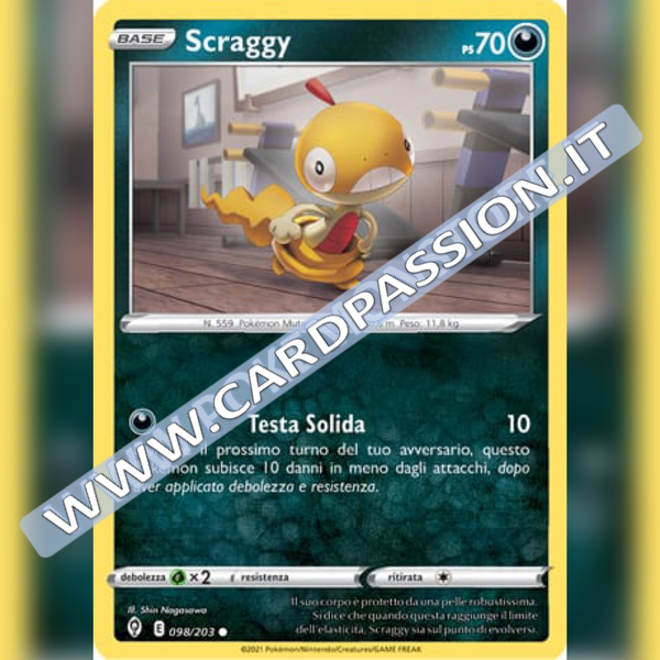 098/203 Scraggy | Evoluzioni Eteree - Card Passion
