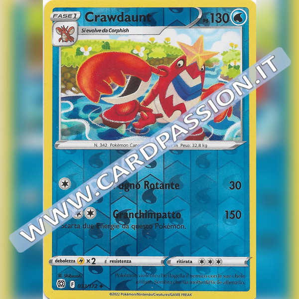 033/172 Crawdaunt Reverse | Astri Lucenti - Card Passion