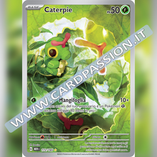 172/165 Caterpie Illustrazione Rara | Scarlatto e Violetto 151