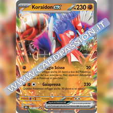 124/197 Koraidon ex | Ossidiana Infuocata