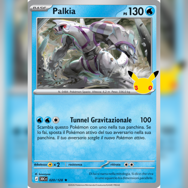 020/128 Palkia Holo | 30esimo Anniversario