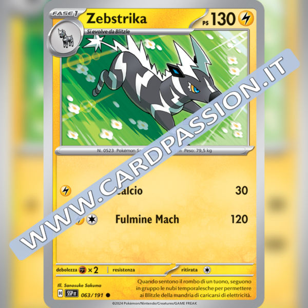 063/191 Zebstrika | Scintille Folgoranti