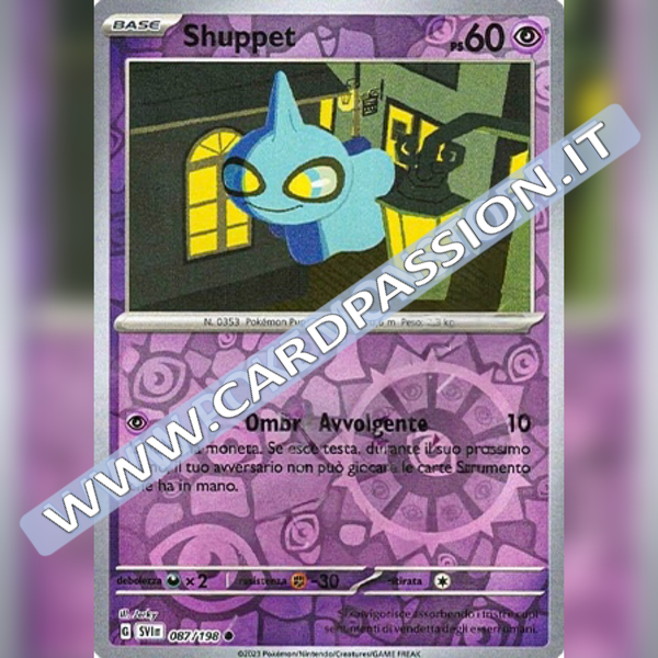 087/198 Shuppet Reverse | Scarlatto e Violetto