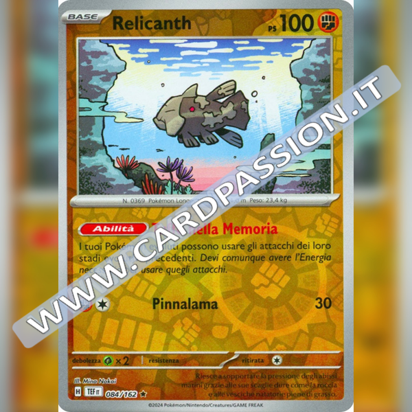 084/162 Relicanth Reverse | Cronoforze