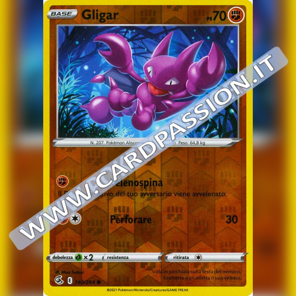 140/264 Gligar Reverse | Colpo Fusione - Card Passion
