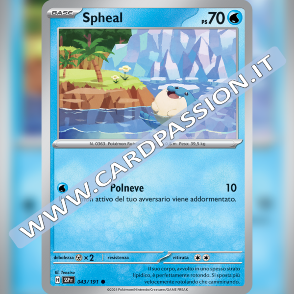 043/191 Spheal | Scintille Folgoranti