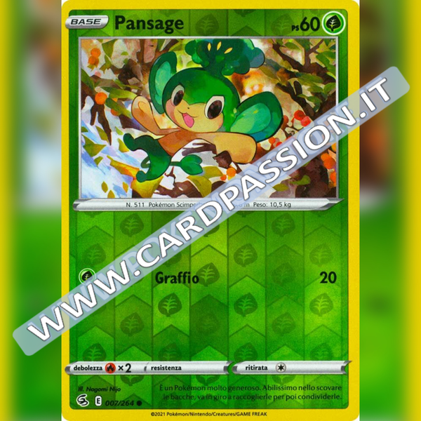007/264 Pansage Reverse | Colpo Fusione - Card Passion