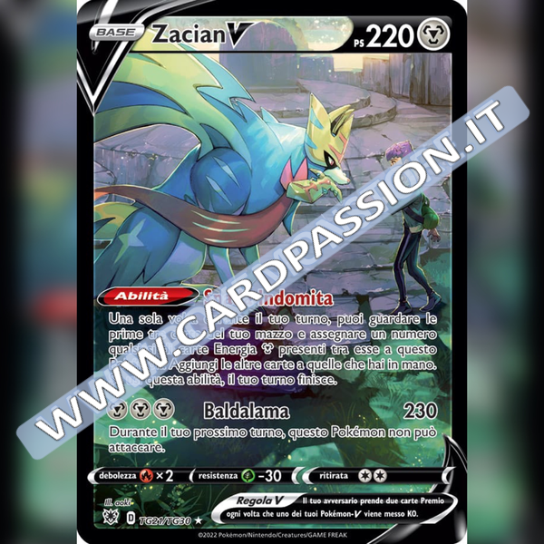 TG21/TG30 Zacian V | Lucentezza Siderale - Card Passion