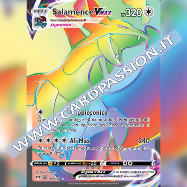 194/189 Salamence VMax Hyper | Fiamme Oscure - Card Passion