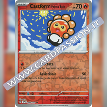 020/191 Castform Forma Sole Reverse | Scintille Folgoranti