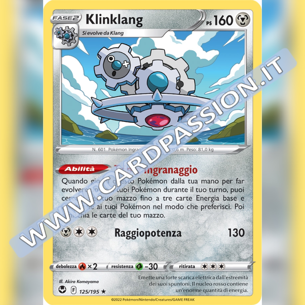 125/195 Klinklang | Tempesta Argentata