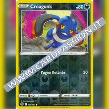 109/195 Croagunk Reverse | Tempesta Argentata