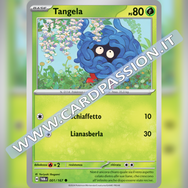 001/167 Tangela | Crepuscolo Mascherato