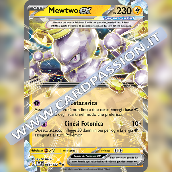 058/182 Mewtwo ex Teracristal