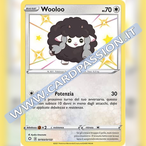 SV103/SV122 Wooloo Baby Shiny | Destino Splendente - Card Passion