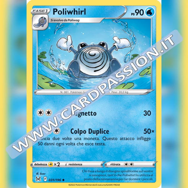 031/196 Poliwhirl | Origine Perduta - Card Passion
