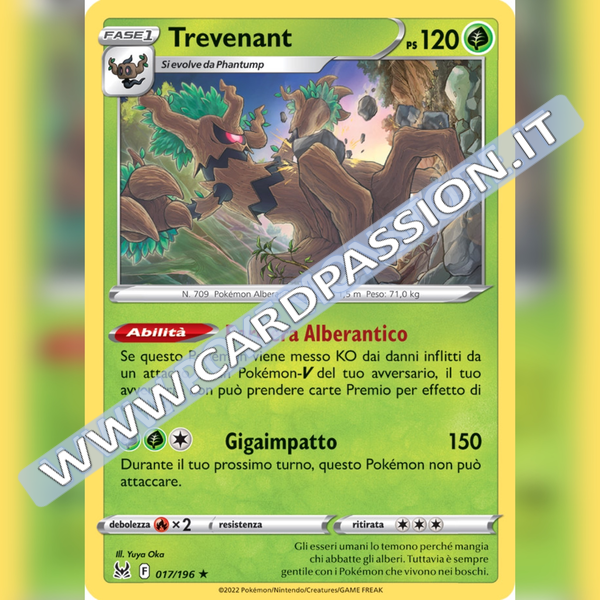 017/196 Trevenant Holo | Origine Perduta - Card Passion