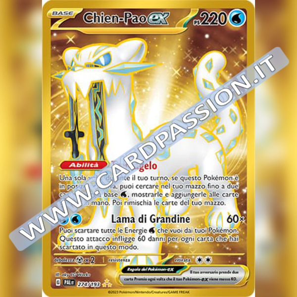274/193 Chien-Pao ex Gold | Evoluzioni a Paldea