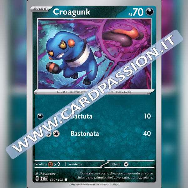 130/198 Croagunk | Scarlatto e Violetto