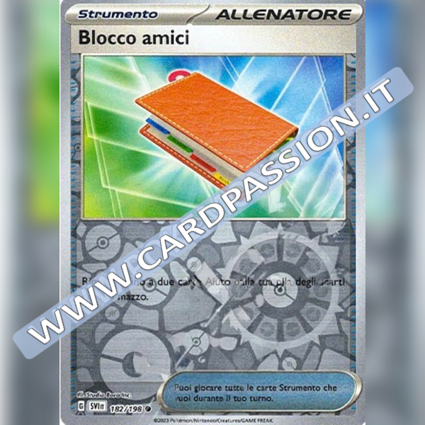 182/198 Blocco amici Reverse | Scarlatto e Violetto