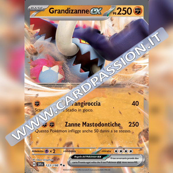 123/198 Grandizanne ex | Scarlatto e Violetto