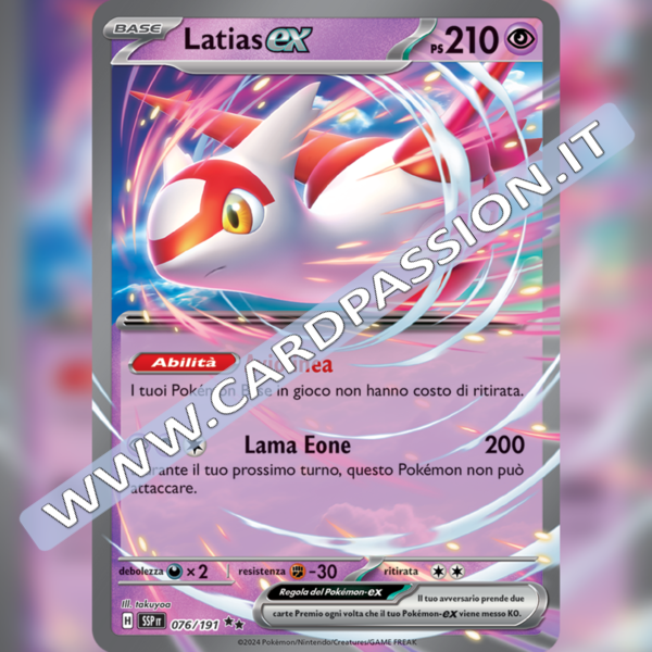 076/191 Latias ex | Scintille Folgoranti