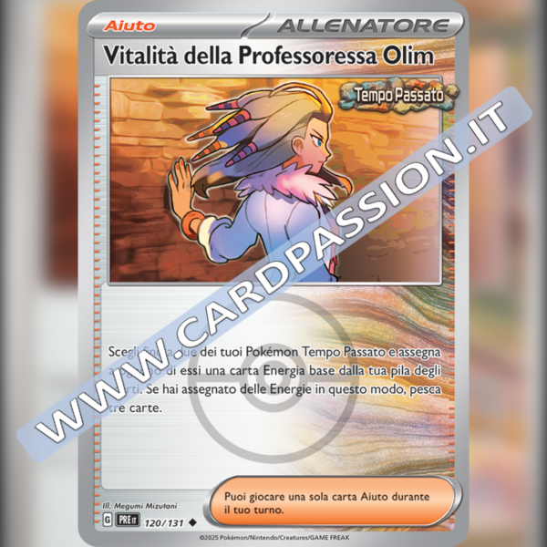 120/131 Vitalita' della Prof.ssa Olim Poke Ball Reverse | Evoluzioni Prismatiche