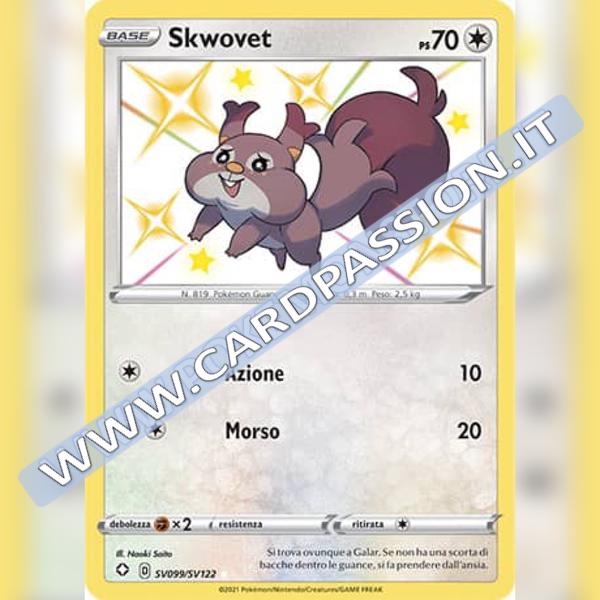 SV099/SV122 Skwovet Baby Shiny | Destino Splendente - Card Passion