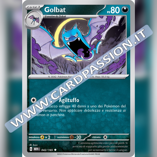 042/165 Golbat | Scarlatto e Violetto 151