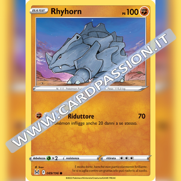 089/196 Rhyhorn | Origine Perduta - Card Passion