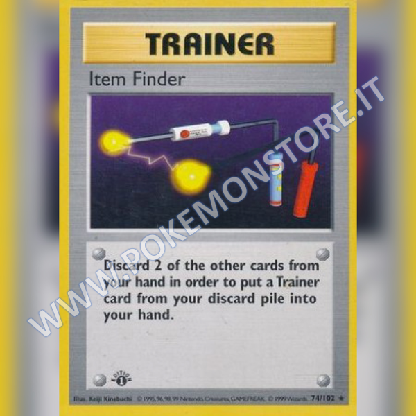74/102 Item Finder Rare (1st Edition) | Set Base (ENG) - Card Passion