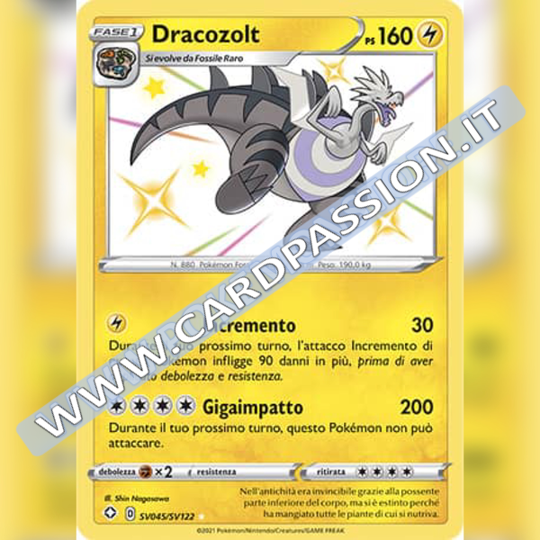 SV045/SV122 Dracozolt Baby Shiny | Destino Splendente - Card Passion