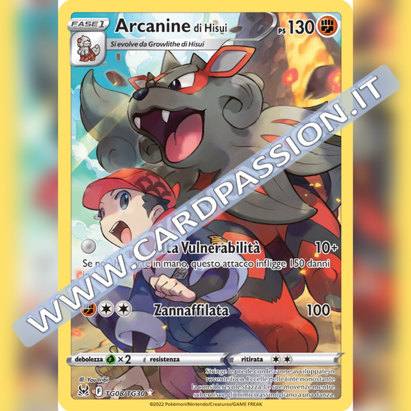 TG08/TG30 Arcanine | Origine Perduta - Card Passion