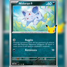 087/128 Nidoran_ Holo | 30esimo Anniversario