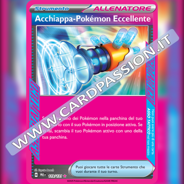 119/131 Acchiappa-Pokemon Eccellente Asso Tattico | Evoluzioni Prismatiche
