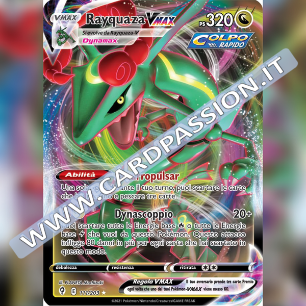 111/203 Rayquaza VMax | Evoluzioni Eteree - Card Passion