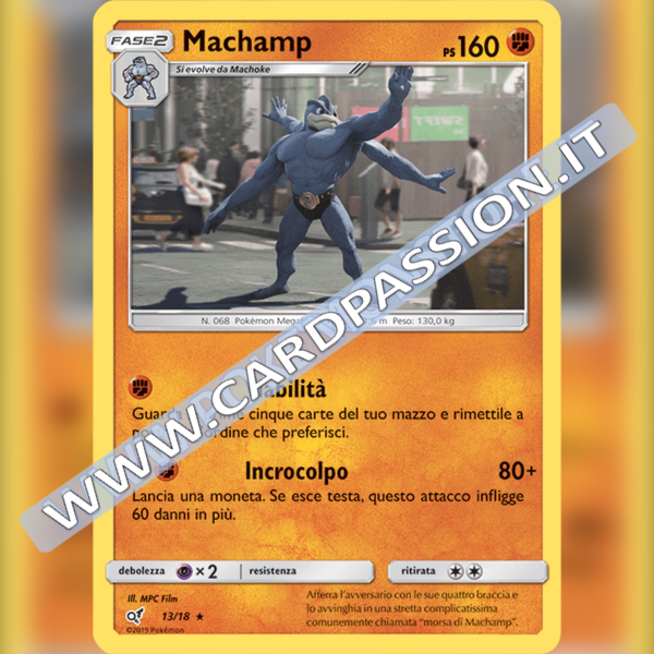 13/18 Machamp Holo | Detective Pikachu