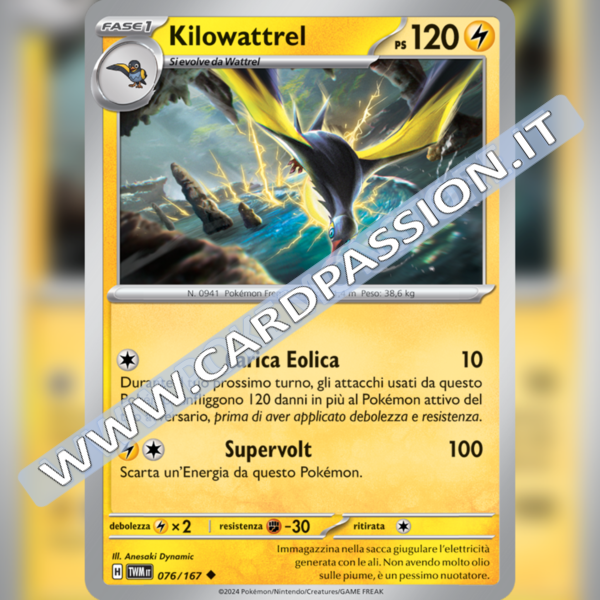 076/167 Kilowattrel | Crepuscolo Mascherato