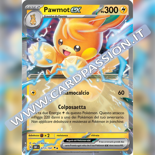 073/197 Pawmot ex | Ossidiana Infuocata