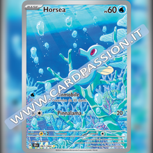 067/064 Horsea Illustrazione Rara | Segreto Fiabesco