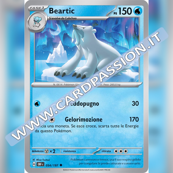 054/197 Beartic | Ossidiana Infuocata