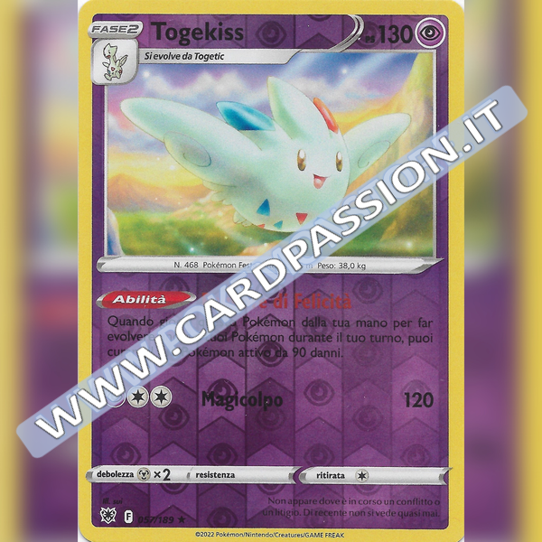 057/189 Togekiss Rara Reverse | Lucentezza Siderale - Card Passion