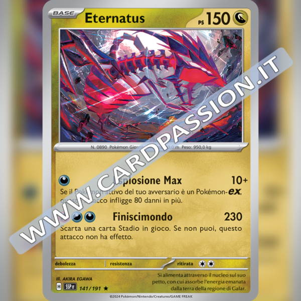 141/191 Eternatus Holo | Scintille Folgoranti