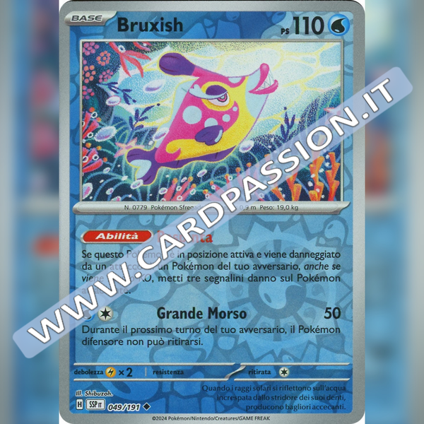 049/191 Bruxish Reverse | Scintille Folgoranti