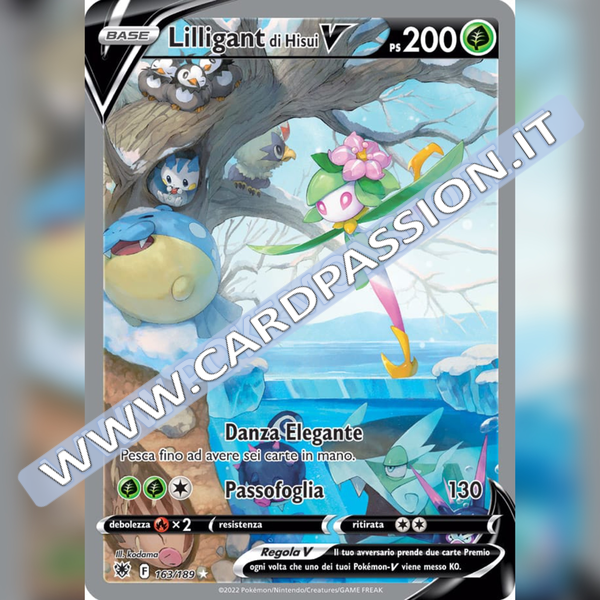 163/189 Lilligant di Hisui V (Full Alternative Art) | Lucentezza Siderale - Card Passion